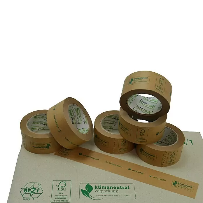 PackMann linio verda® Packband - Braun, L x B: 50 m x 50 mm
