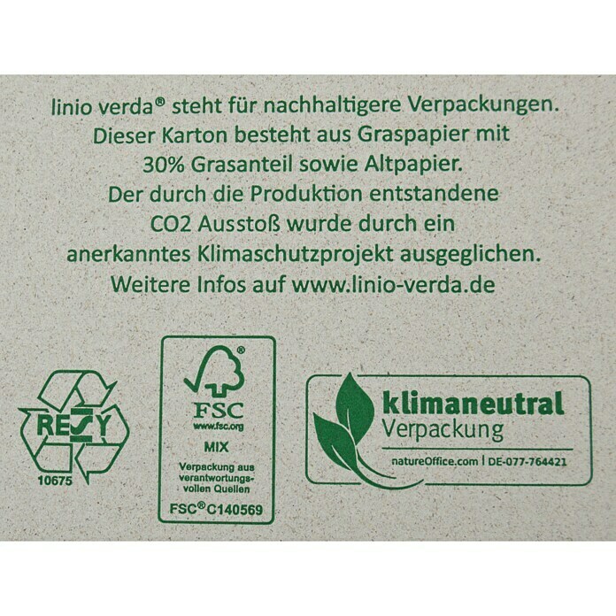 PackMann linio verda® Einkaufsbox S (L x B x H: 380 x 260 x 230 mm