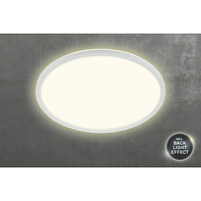 Prisma Leuchten LED-Panel rund (22 W, Weiß, Ø x H: 42 x 2,9 cm)