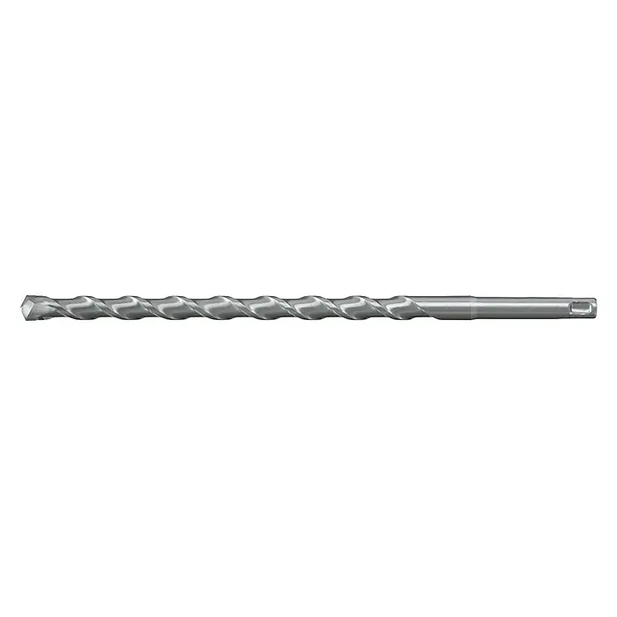 Fischer Broca universal Pointer - 1 ud., Diámetro de la broca: 6 mm - Primer plano de una broca SDS Plus con hélice, ideal para perforar piedra y hormigón. Herramienta de alta calidad para profesionales.