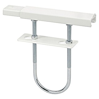Stabilit Radiatorsteun Zijdelingse kabelinvoer (Breedte: 190 mm, Wit)