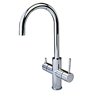 Kokendwaterkraan ACE BOIL 3 in 1, rond (Chroom, Glanzend)
