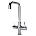 Kokendwaterkraan ACE BOIL 3 in 1, u-vorm 