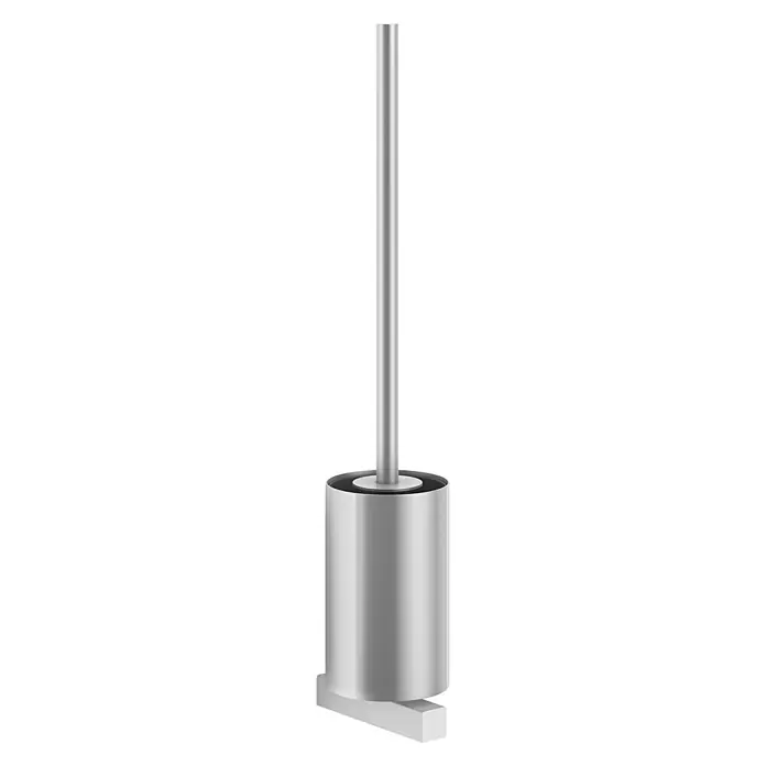Zack Carvo WC-Bürstengarnitur - Edelstahl, Matt - Eine elegante Toilettenbürste aus Metall. Das schlichte Design passt gut in moderne Badezimmer und ist zugleich funktional und stilvoll.