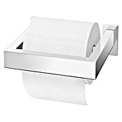 Zack Linea Toilettenpapierhalter (Ohne Deckel, Edelstahl, Glänzend)