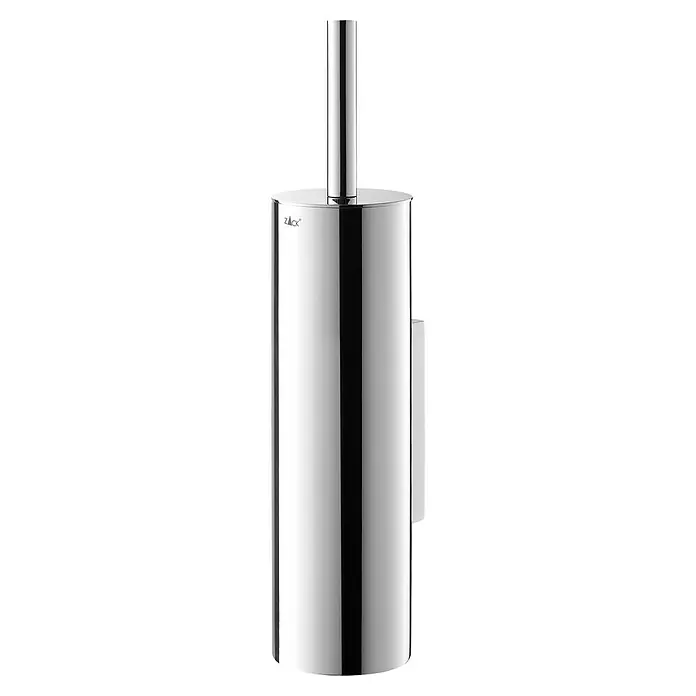 Zack WC-Bürstengarnitur Tubo - Wandmontage, Edelstahl, Glänzend - Verchromte ZACK WC-Garnitur zur stilvollen Badezimmerausstattung. Diese hochwertige Bürstengarnitur vereint Funktionalität mit elegantem Design.