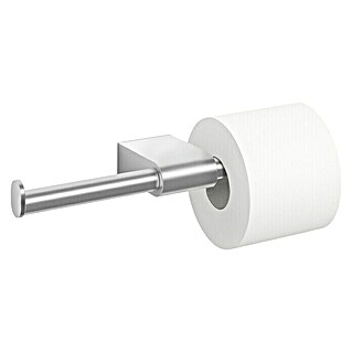 Zack Atore Toilettenpapierhalter (2-armig, Edelstahl, Matt)