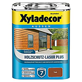 Xyladecor Holzschutzlasur Plus (Teak, 750 ml, Seidenmatt)