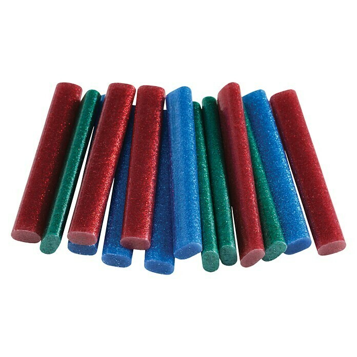 Rapid Barras termoadhesivas (Apto para: Pistola termoadhesiva EG130 Rapid, 125 g, Rojo/Verde/Azul brillante)