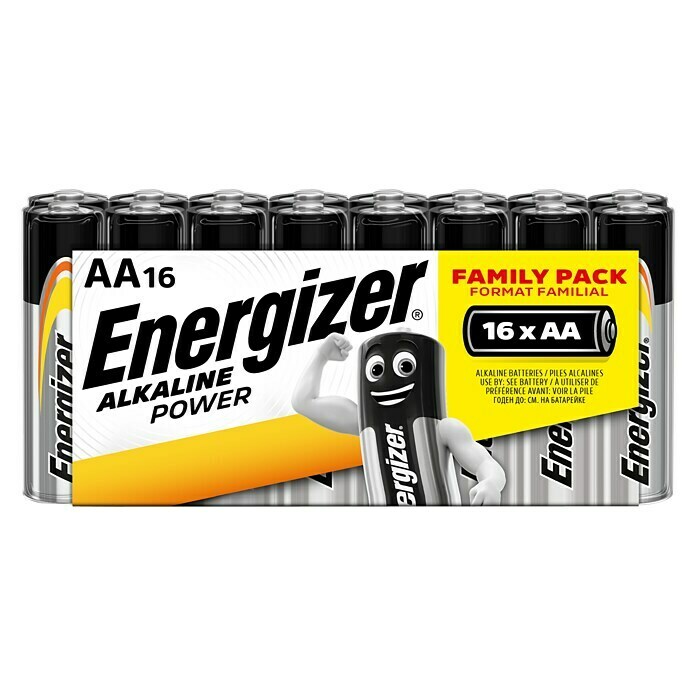 Energizer Batterie Classic AA16 Stk., Mignon AA, 1,5 V Front View