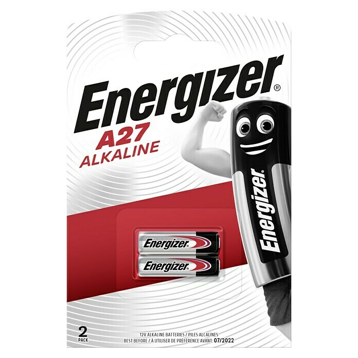 Energizer Batterie A2727A, 12 V Front View