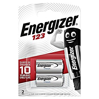 Energizer Batterie (Lithium, CR123A, 3 V, 2 Stk.)