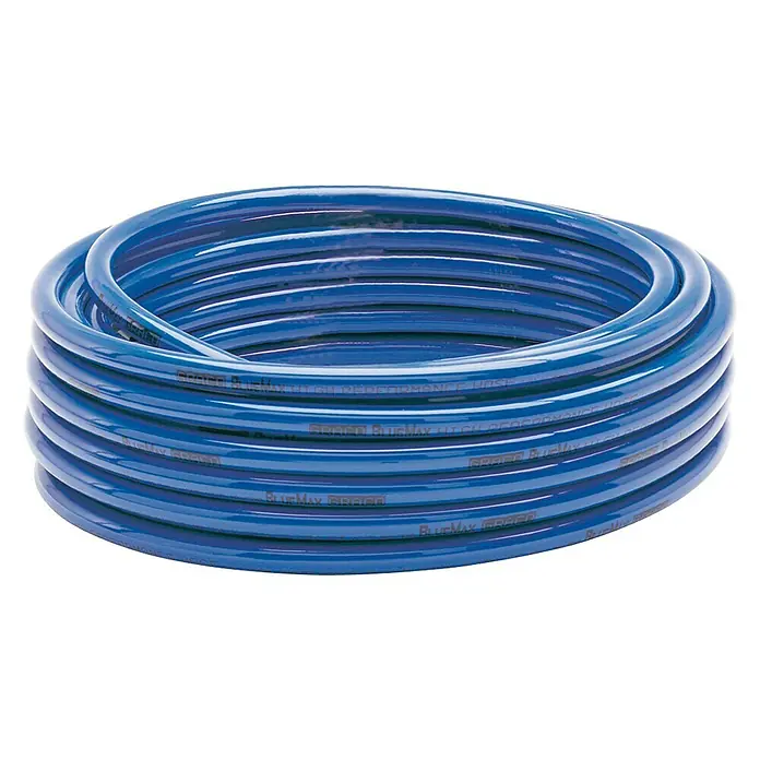 Graco Manguera Duraflex - Largo: 15 m - Una bobina de manguera azul BlueMax de alto rendimiento lista para usar. Ideal para diversas aplicaciones en la construcción e industria.