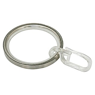 Gardinia Gardinenring Windsor (Ring, Edelstahloptik, 10 Stk.)