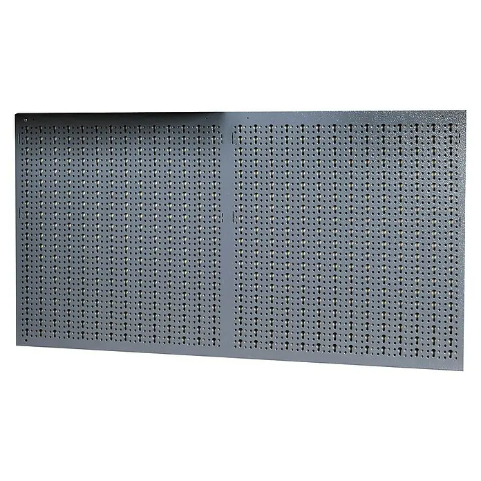 Küpper Profi Modul System Lochwand - L x B x H: 1.100 x 15 x 550 mm - Graue Werkzeugwand mit Lochmuster zur Aufbewahrung von Werkzeugen und Zubehör in der Werkstatt oder Garage.