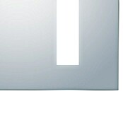 Led-spiegelkast Aluminio Sun (b x h: 100 x 70 cm, Met verlichting, Aluminium)