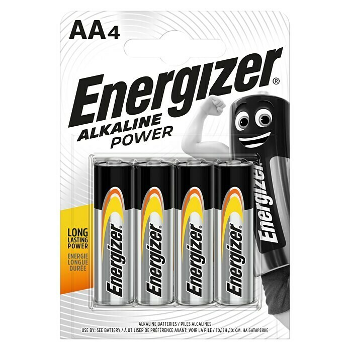 Energizer Batterie Classic AA4 Stk., Mignon AA, 1,5 V Front View