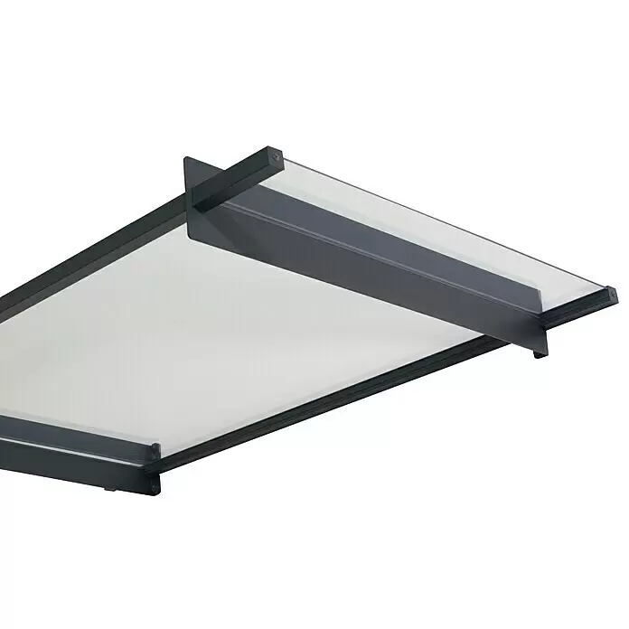 Solid Elements Pultvordach Louisa150,5 x 94 x 14 cm, Anthrazitgrau