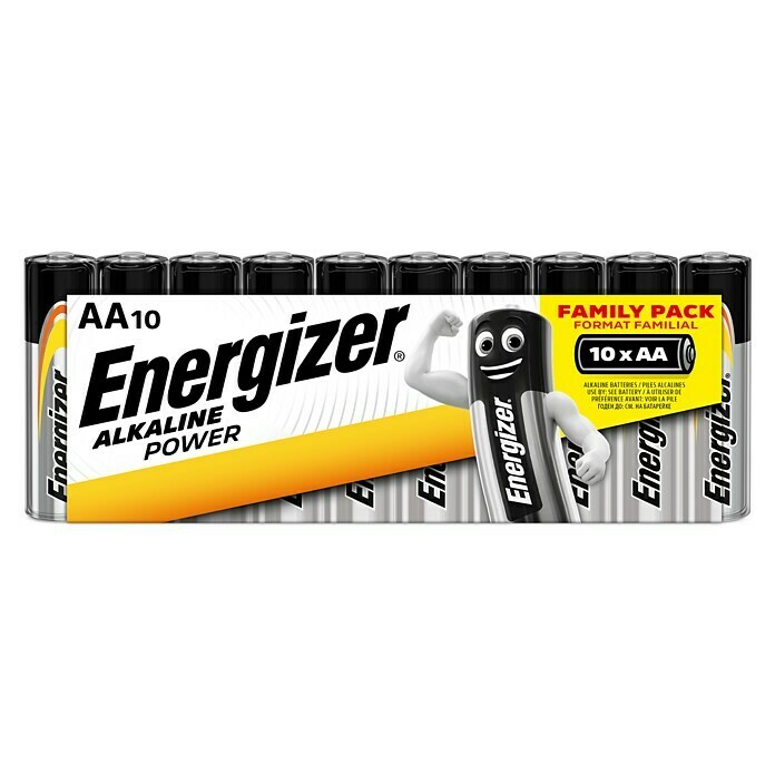 Energizer Batterie Classic AA10 Stk., Mignon AA, 1,5 V Front View