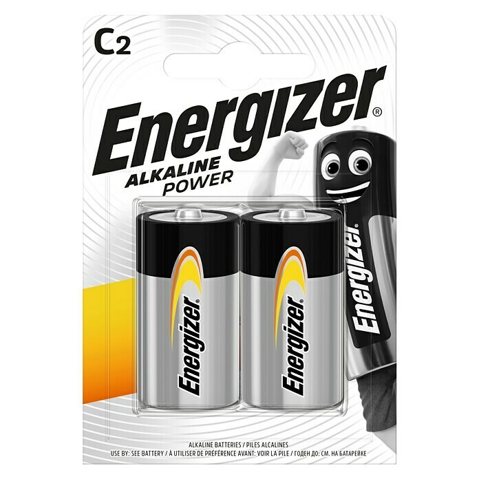 Energizer Batterie (Alkali-Mangan, Baby C, 2 Stk.) | BAUHAUS