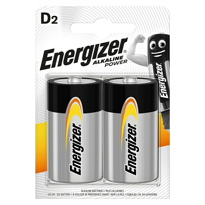 Energizer Batterie (Alkali-Mangan, Mono D, 2 Stk.) | BAUHAUS