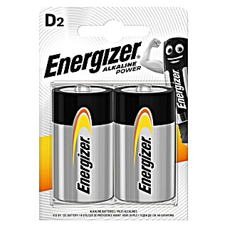 Energizer Batterie (Alkali-Mangan, Mono D, 2 Stk.)