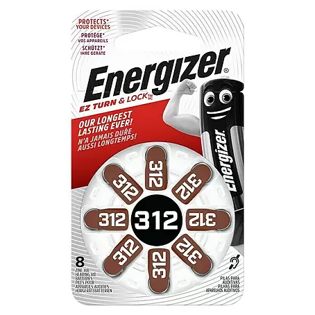 Energizer  Hörgerätebatterie EZ Turn & Lock 312