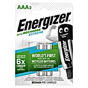 Energizer Akku Rechargeable Extreme Micro AAA (Micro AAA, 1,2 V, 2 Stk.)