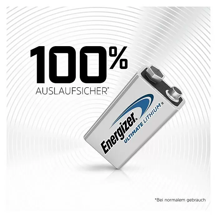 Energizer Ultimate Lithium Batterie - 9-Volt-Block, Lithium, 1 Stk. - Anwendungsbeispiel