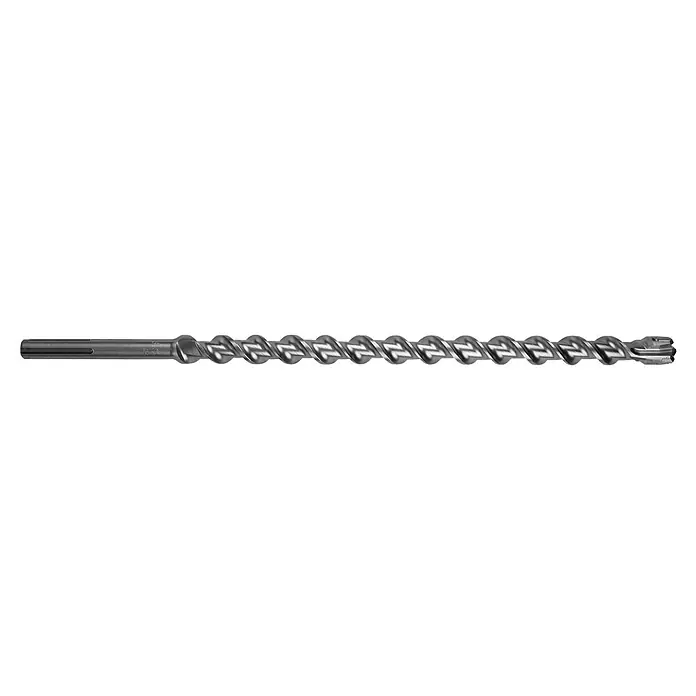 Makita Broca para hormigón y mampostería MAK4 - 1 ud., Diámetro de la broca: 28 mm, Largo: 570 mm - Broca en espiral para taladradoras. La broca es ideal para taladrar materiales duros como el hormigón.
