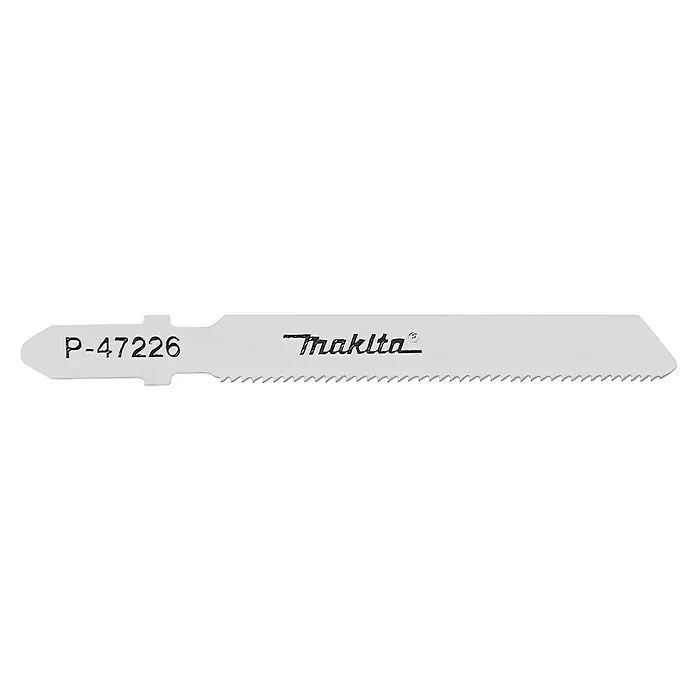 Makita Hoja de sierra de calar P-47226 - Inox/Acero inoxidable, Vástago en T - Hoja de sierra de calar Makita P-47226 para cortes de madera precisos. Ideal para resultados limpios y rápidos.