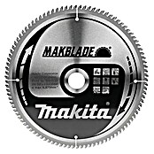 Makita Disco de sierra Makblade (Diámetro: 260 mm, Orificio: 30 mm, 100 dientes)