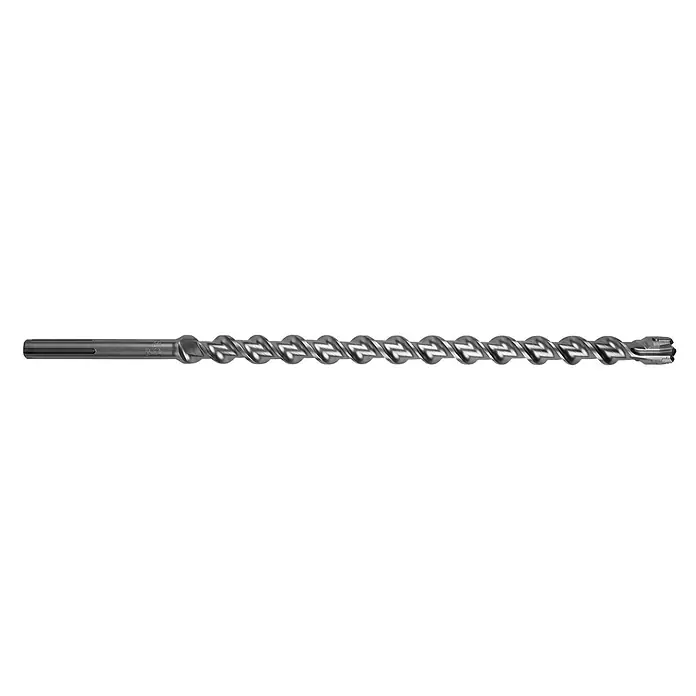 Makita Broca para hormigón y mampostería MAK4 - 1 ud., Diámetro de la broca: 25 mm, Largo: 320 mm - Broca SDS-Plus con diseño de hélice para una eliminación eficiente del material de perforación del orificio.