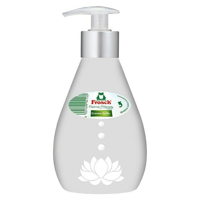 Frosch Flüssigseife Creme-Seife300 ml, Spenderflasche Front View