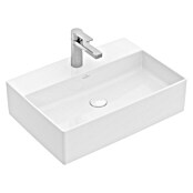 Villeroy & Boch Memento 2.0 Aufsatzwaschbecken (60 x 42 cm, Ohne Beschichtung, Ohne Überlaufloch, Keramik, Weiß)