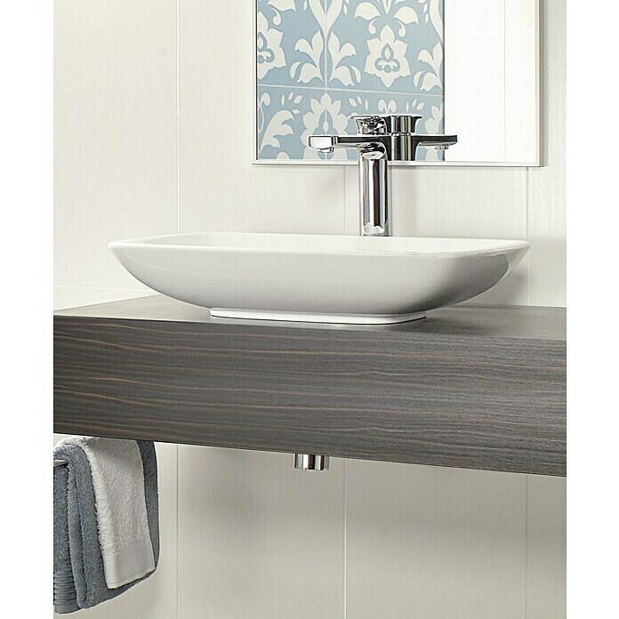 Villeroy & Boch Loop+Friends Aufsatzwaschbecken 2 (58,5 x 38 cm, Mit schmutzabweisender Glasur, Ohne Überlaufloch, Keramik, Weiß)