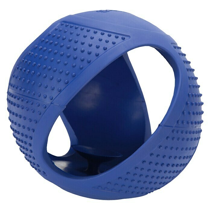 Beeztees Fetch HundespielzeugDurchmesser: 17 cm, Gummi, Blau Front View