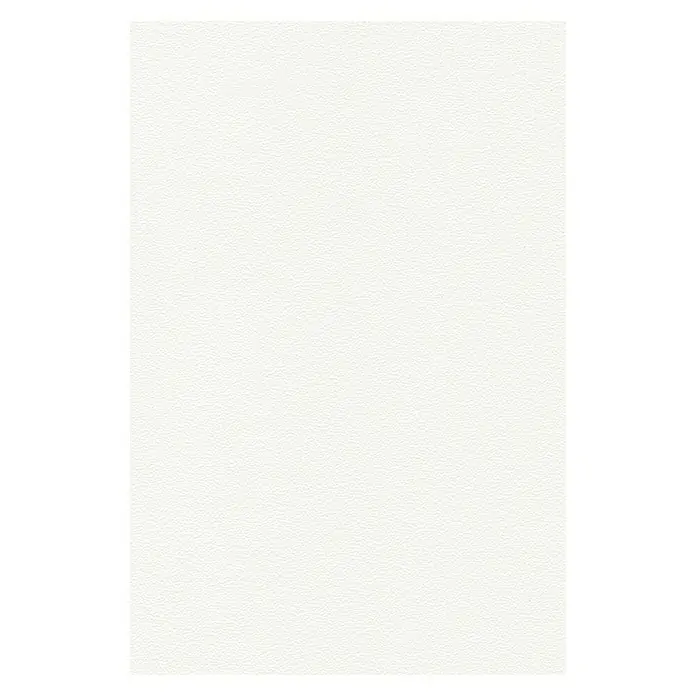 CDF-Platte Fixmaß - Weiß, 1.390 x 1.020 x 12,4 mm - Ein leeres, weißes Blatt Papier mit einer feinen Textur, ideal zum Schreiben, Zeichnen oder Drucken. Perfekt für kreative Projekte und den Büroalltag.