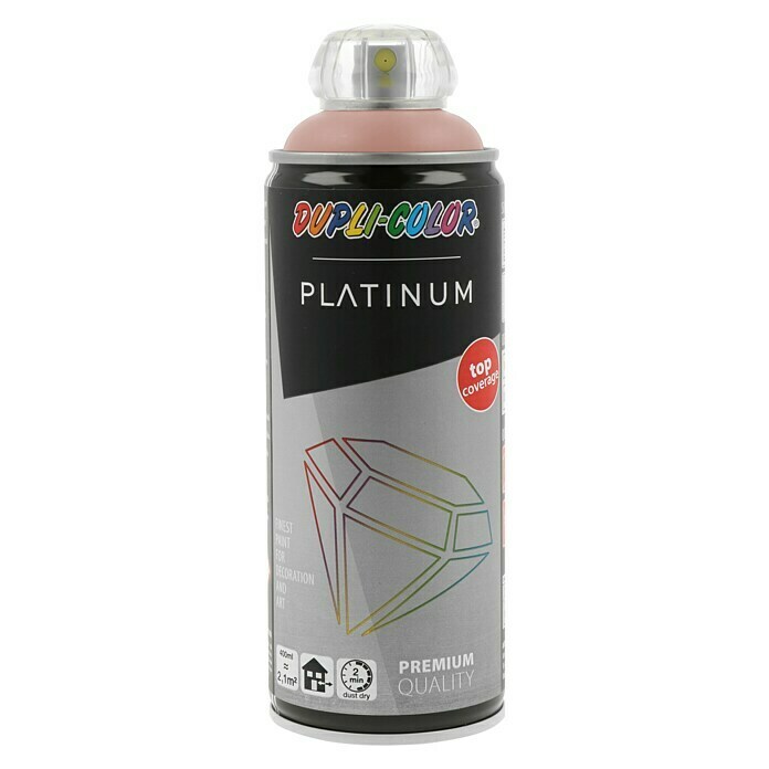 Dupli-Color Platinum Sprej s lakom u boji (Rosa, Mat poput svile)