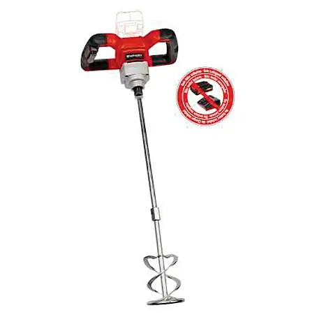 Einhell PXC 18V Mezclador de pintura de batería TE-MX 18 Li Solo
