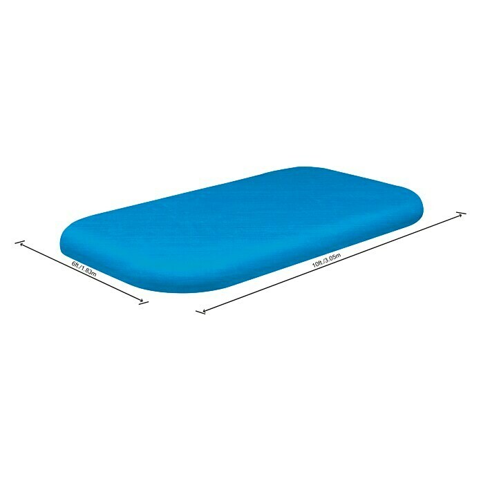 Bestway Flowclear Afdekzeil voor zwembaden (l x b: 340 x 230 cm)