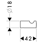 Hansgrohe Logis Handtuchhaken (Chrom, Glänzend)