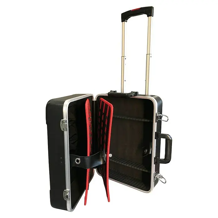 Trolley - L x An x Al: 19 x 35,5 x 46 cm, ABS, 1 asa abatible - Maleta trolley espaciosa con compartimentos prácticos para guardar diversos objetos. Ideal para viajes y transporte de equipo.