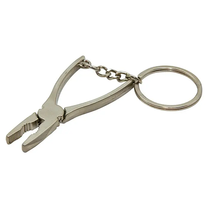 Llavero Alicate - Metal - Llavero con mini alicates, un accesorio práctico y genial para los amantes de las herramientas. Ideal para mantener tus llaves organizadas con estilo.