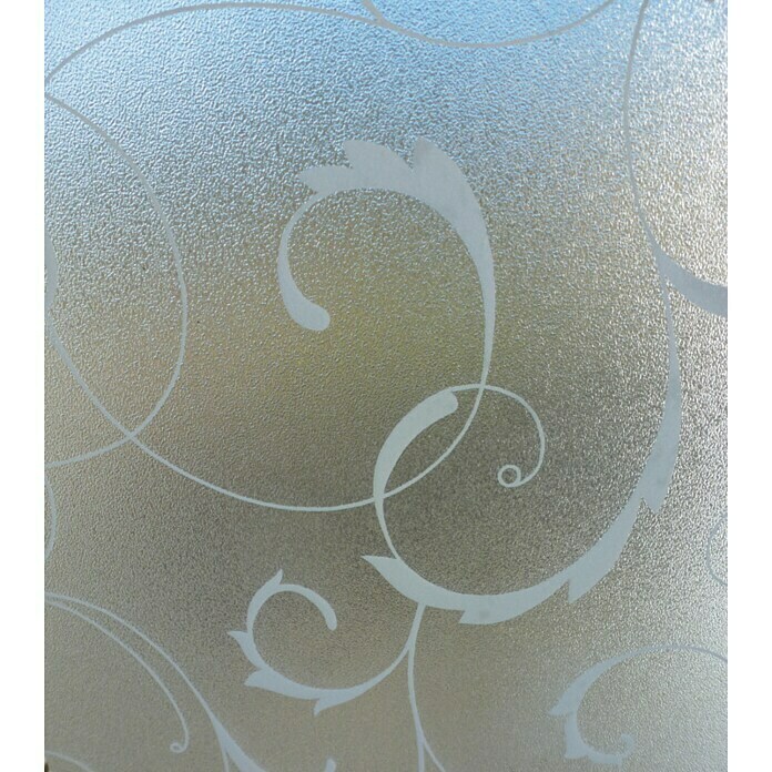 Vénilia Fensterfolie Vitrostatic Wirbel (1,5 m x 45 cm, Silber, Selbstklebend)