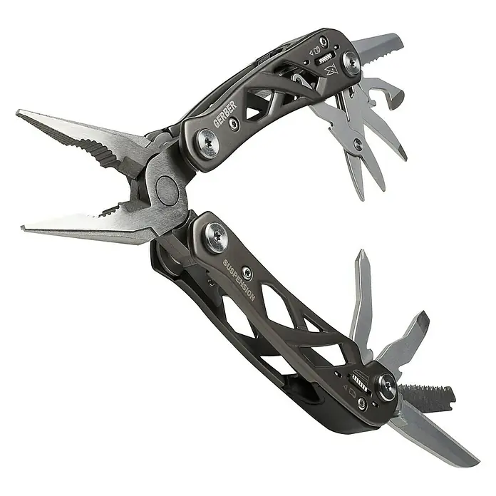 Set promotional Gerber, multitool Suspension NXT si cutit pliabil de buzunar Paraframe Mini