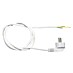 Voltomat Aansluit kabel 3 m - wit 