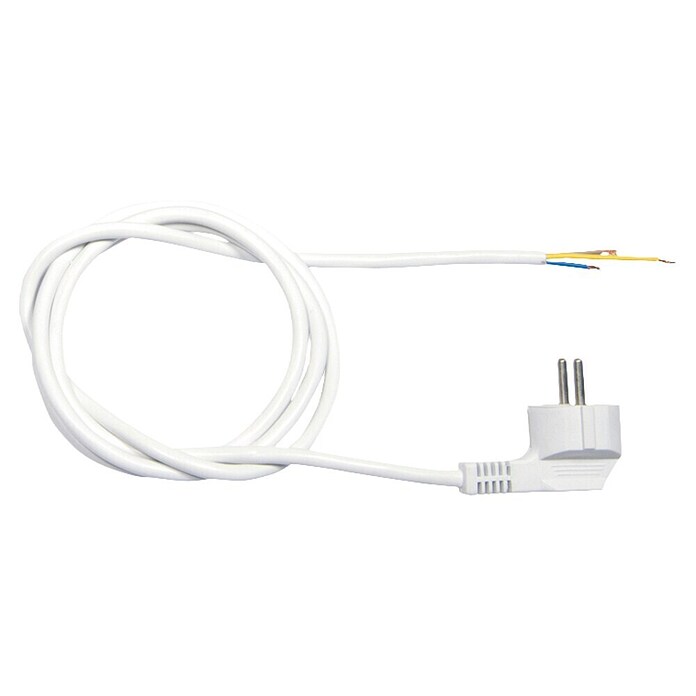 Voltomat Rubberen kabel 3 m - wit