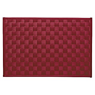 D-c-fix Placemat-set Savannah Bordeaux (43 x 30 cm, Hoekig, Kunststof, Bordeaux)