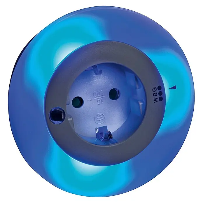 LED-Nachtlicht - 1 W, Weiß, 92 x 89 x 55 mm - Vorderansicht